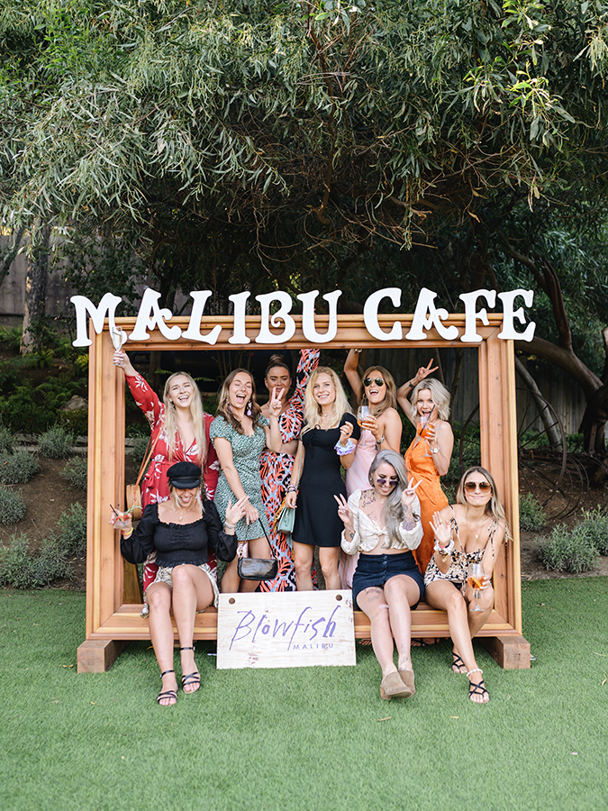 Malibu Cafe x Blowfish Malibu Influencer Event